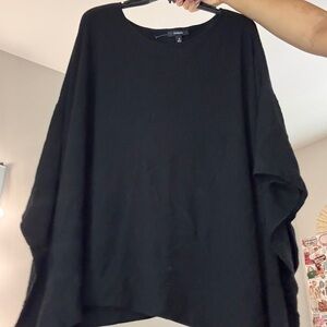 Alfani Black Poncho Sweater